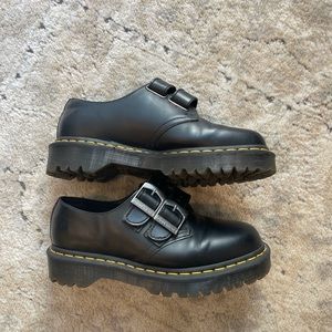 Dr. Martens Oxford Alt Bex Platform 1461 in Black - size 8